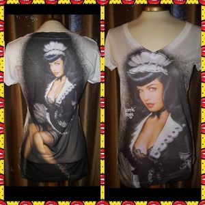 Bettie Page Limited Edition Womens T-shirt XL